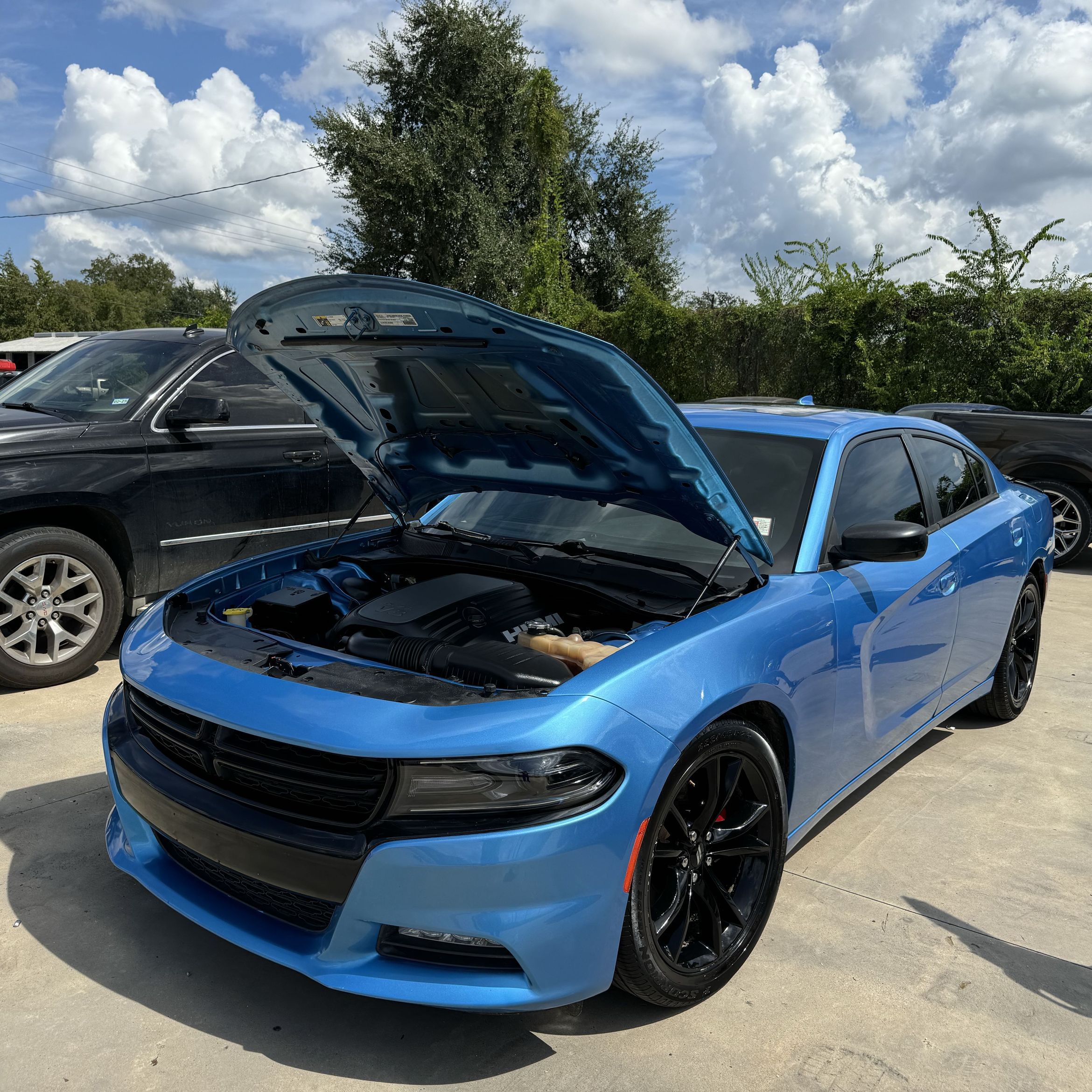 Detailed vehicle exterior with deep gloss finish