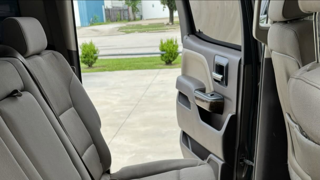 Silverado rear interior cabin freshly detailed